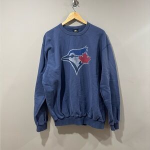 Vtg Toronto Blue Jays Crew Neck Sweater - Comfy
